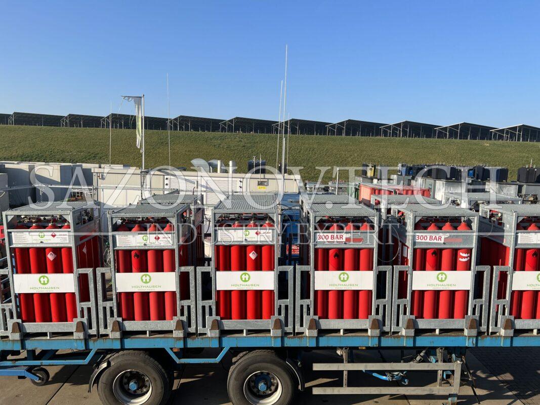 Моноблоки водорода высокого давления для промышленного газоснабжения